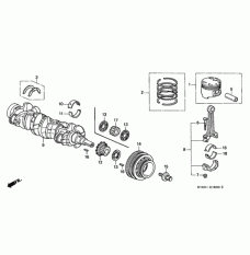 PISTON SET (13010-PHK-000)