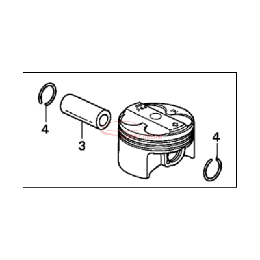 PISTON A SET (13010-PNA-010) - 1