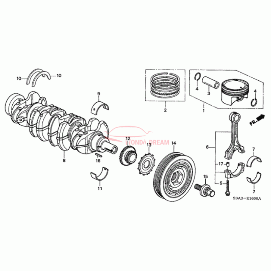 PISTON A SET (13010-PPA-010) - 1