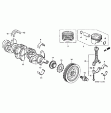 PISTON A SET (13010-PRB-A01)