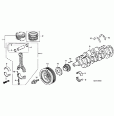 PISTON A SET (13010-PZX-A00)