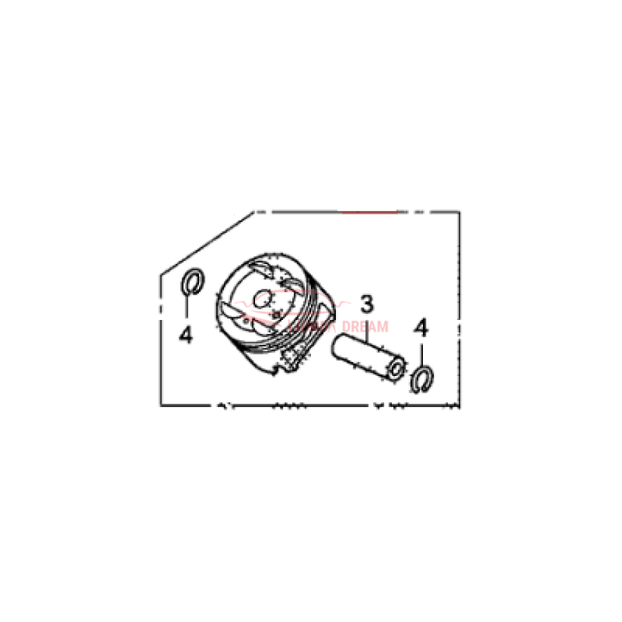 PISTON SET (13010-R70-A10) - 2