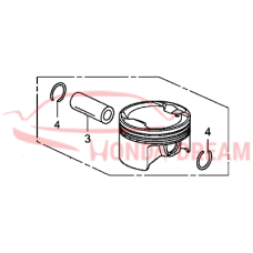 PISTON A SET (13010-RAA-A00) - 3