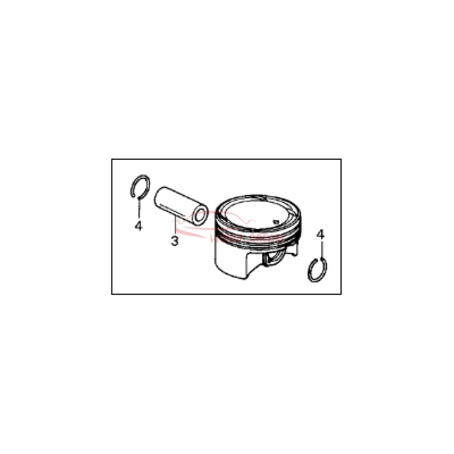 PISTON A SET (13010-RBB-010) - 1