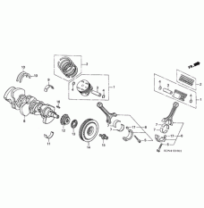 PISTON SET (13010-RCA-A00)