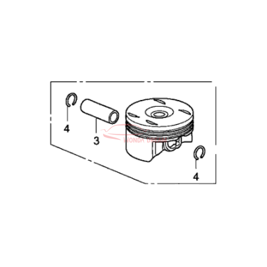 PISTON SET (13010-RNA-A00) - 1