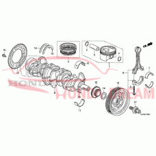 RING SET,PISTON (13011-5A2-A11) - 3