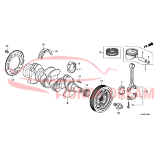 RING SET,PISTON (13011-5R0-014) - 3