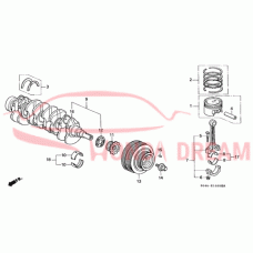 RING SET,PISTON (13011-P07-004) - 3