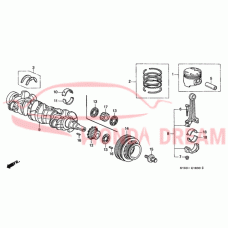 RING SET,PISTON (13011-P3F-003) - 3