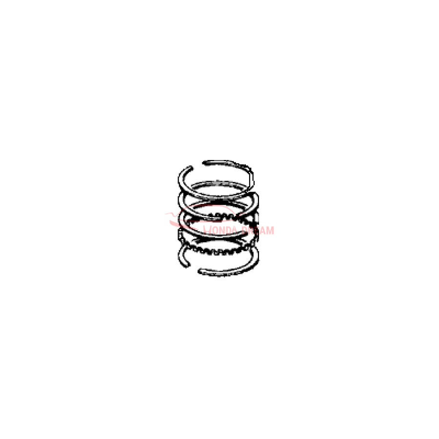 RING SET,PISTON (13011-PM6-G01) - 1