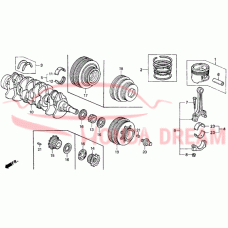 RING SET PISTON (13011-PR3-003) - 4