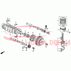 RING SET,PISTON ( (13011-PT0-B04) - 3