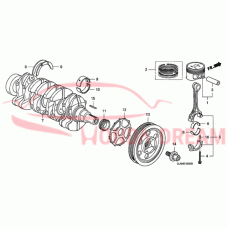 RING SET,PISTON (13011-PWC-J01) - 3