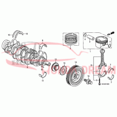 RING SET,PISTON (13011-PZD-004) - 3