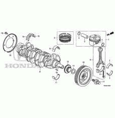 RING SET,PISTON (13011-R40-A12)