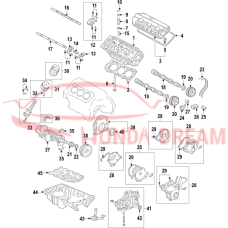 RING SET,PISTON (13011-R70-A02) - 3