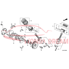 RING SET,PISTON (13011-RKG-A01) - 3