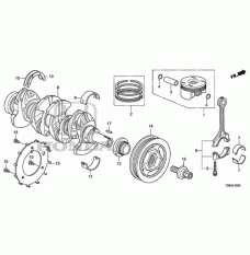 RING SET,PISTON (13011-RNB-A02)