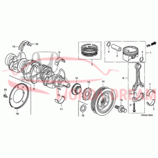 RING SET,PISTON (13011-RZA-004) - 3