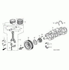 PISTON B SET (13020-PCX-A03)