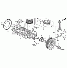 PISTON B SET (13020-RL5-A10)