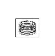 Ring Set, Piston (Over Size) (0.25) (13021-PRA-E02)