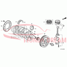 Ring Set, Piston (Over Size) (0.25) (13021-RB7-Z01) - 3