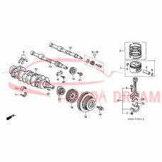 Piston Set (0.25) (13030-P5M-A00) - 3