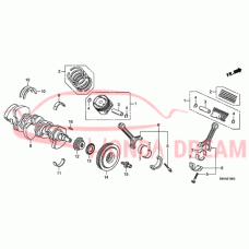 Piston Set (0.25) (13030-RDJ-A00) - 4