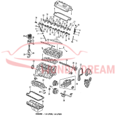 Piston Set (STD) (13101-PM6-020) - 3