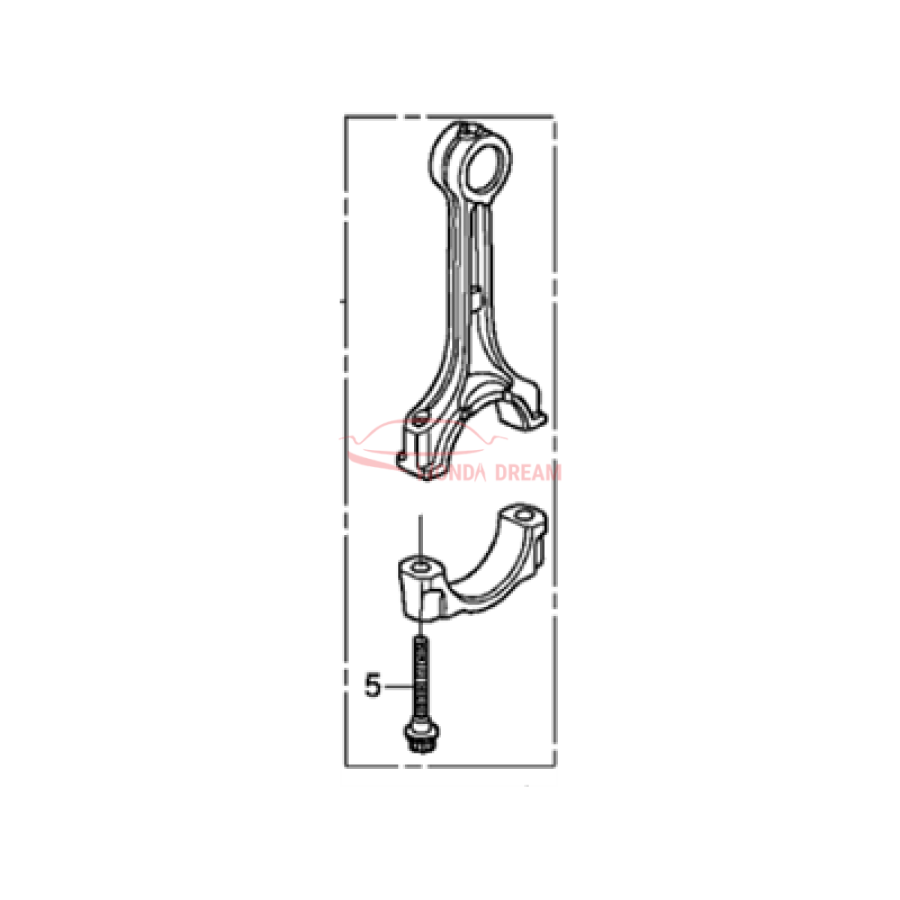 CONNROD COMP (13210-R40-A00) - 1