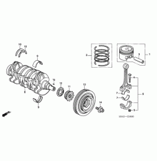 BRG A, CONNROD (13211-PLM-Y01)