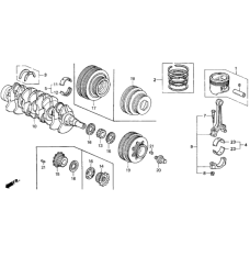 BEARING A,CONNECT (13211-PR3-004)