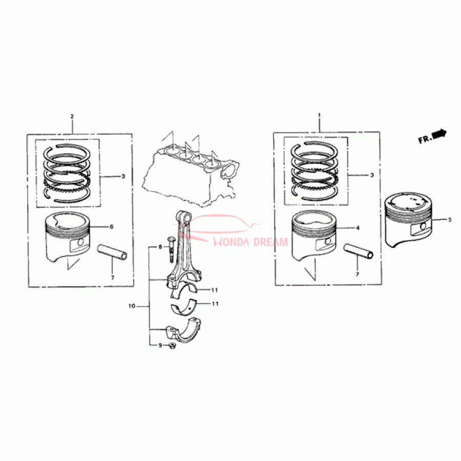 BRG, B CONNROD (13212-PE0-003) - 1