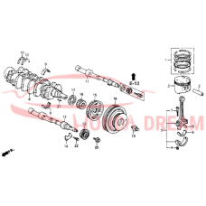 BEARING B, CONNROD (13212-PH3-003) - 3