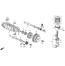 BEARING B, CONNROD (13212-PH3-003)