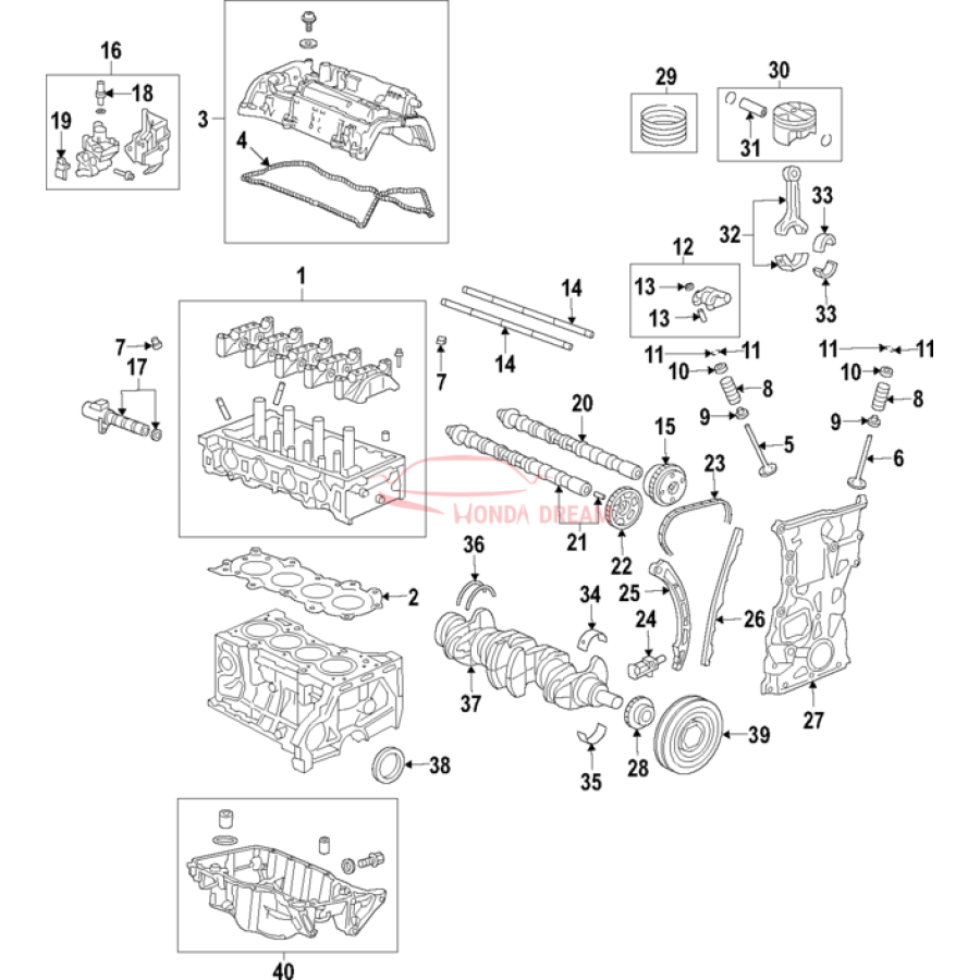 BRG C,CONNROD (13213-5R0-003) - 1