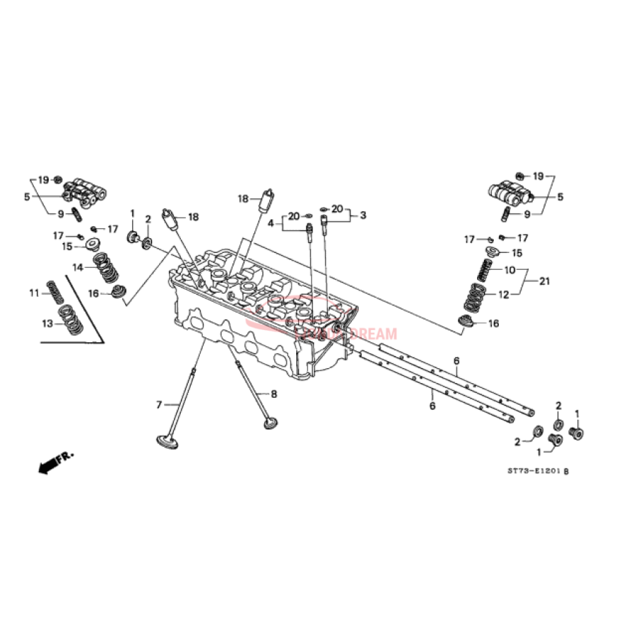 Crankshaft (13310-P73-J01) - 2