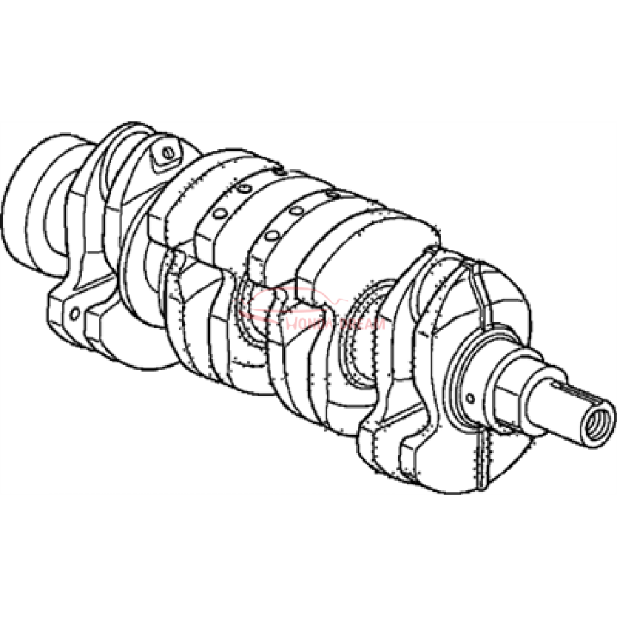 Crankshaft (13310-RB1-000) - 2
