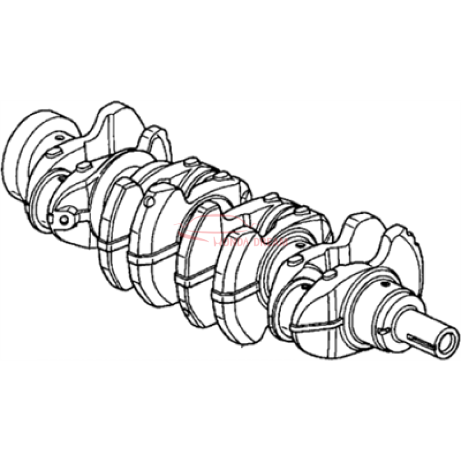 Crankshaft (13310-RBB-010) - 2