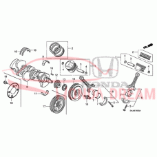 Crankshaft (13310-RGL-A00) - 3