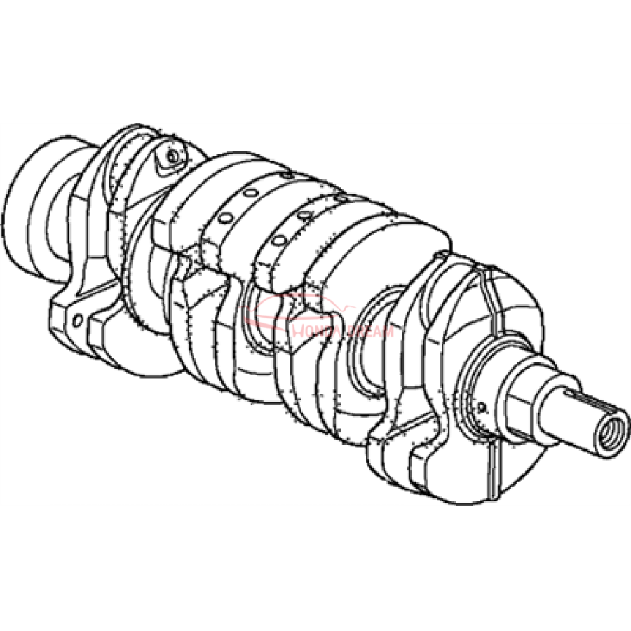 Колінчастий вал (13310-RTZ-000) - 2