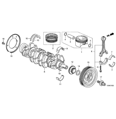 Bearing A, main upper blue (13321-RAA-A02)