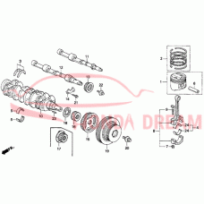 BEARING C,MAIN (G (13323-PT0-003) - 5