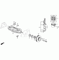 BEARING E,MAIN (13325-PH3-004)