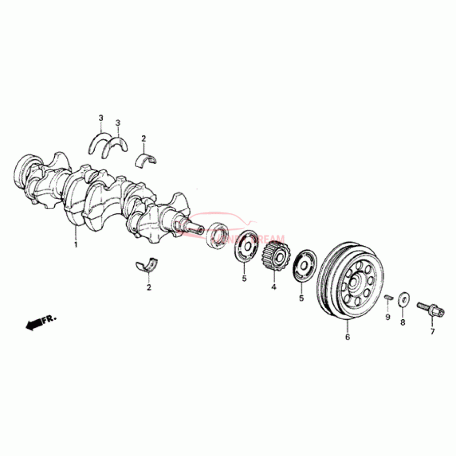 WASHER, THRUST (13331-PLC-003) - 1