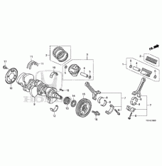 BRG A,MAIN LWR (13341-R9P-A01)