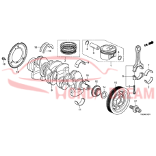 PLATE,CRANK PULSE (13622-RPY-G00) - 3