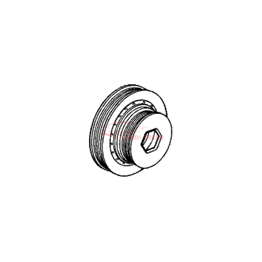 PULLEY COMP,CRANK (13810-P0A-003) - 1